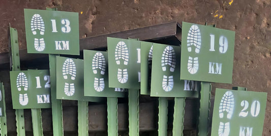 New Route Markers on the Ribbok Trail